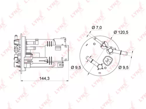Fuel filter, in-tank