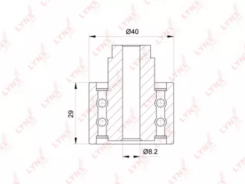 Deflection/Guide pulley (assembly), timing belt