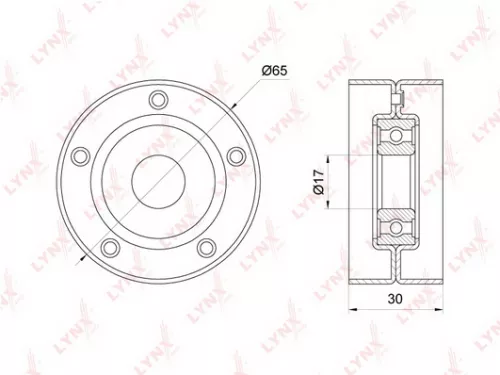 Tensioner Pulley, poly v-belt