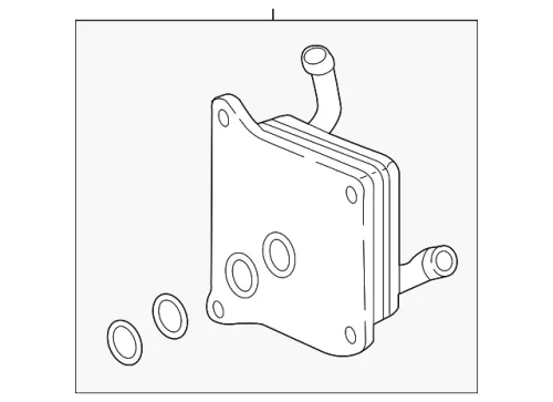 autokat Oil Cooler 2920A501 for Mitsubishi 